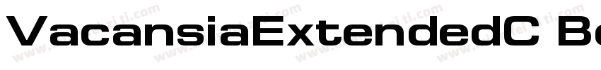 VacansiaExtendedC Bold字体转换